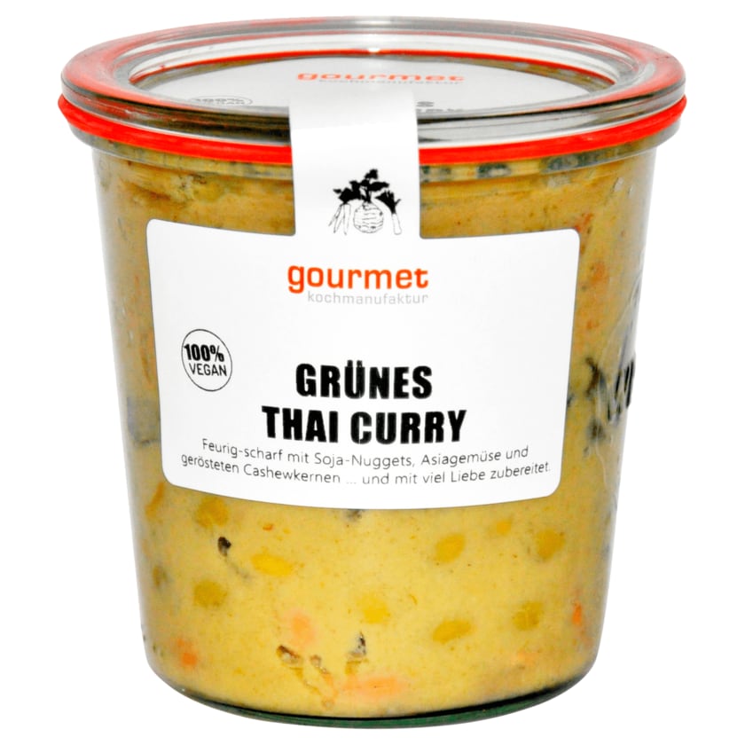 Gourmet Kochmanufaktur Grünes Thai Curry Vegan 500g